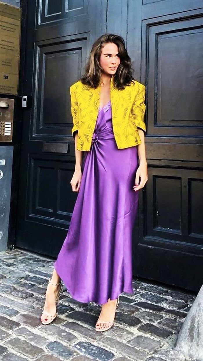 fashion tips for purple and yellow outfits