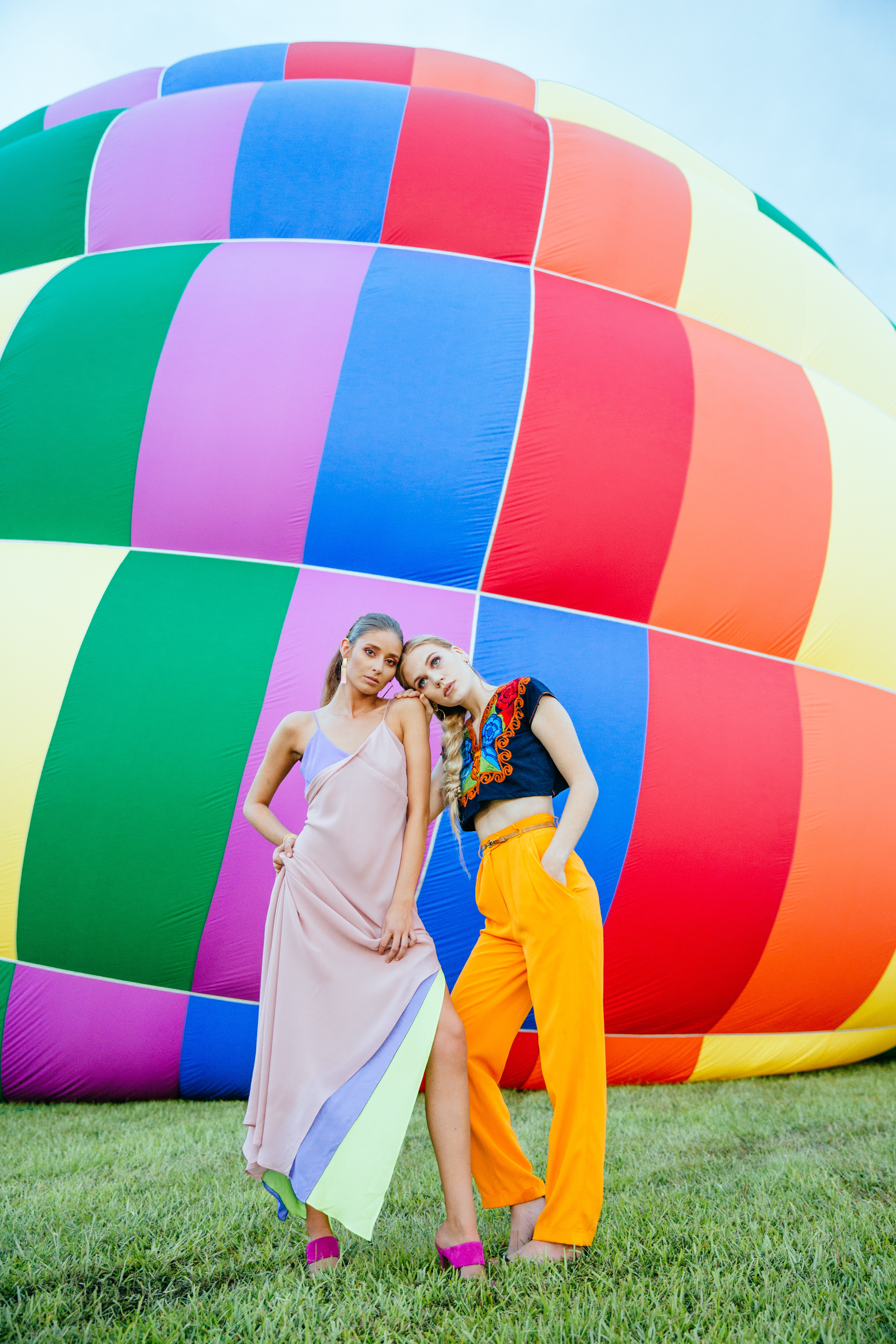 fashionable hot air balloon attire