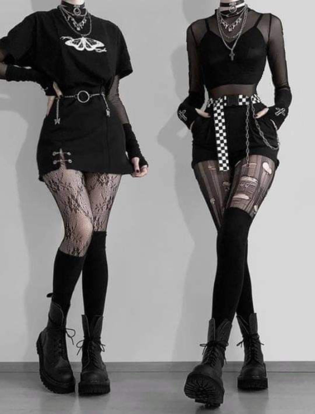 fishnet stockings outfit ideas