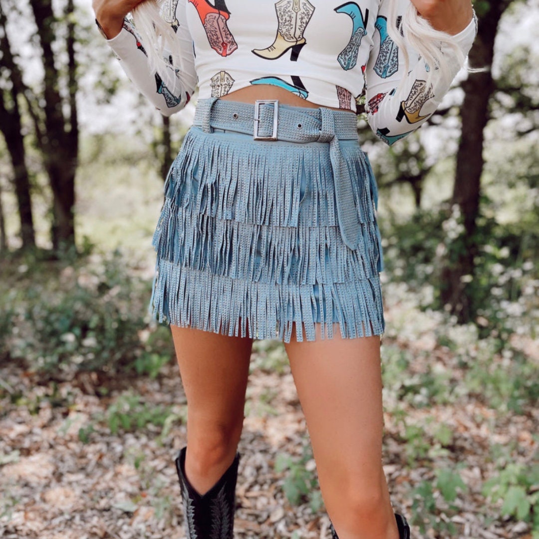 fringe skirt outfit ideas 0075