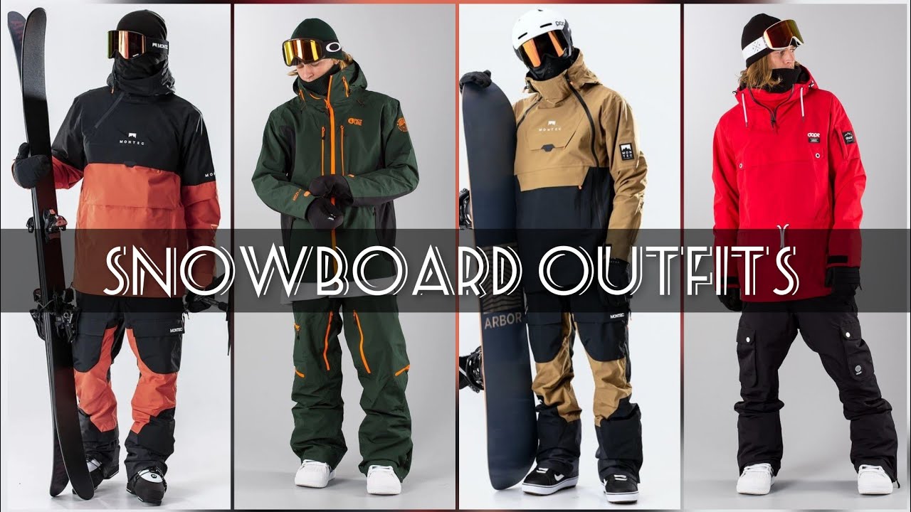 functional snowboard outfit ideas