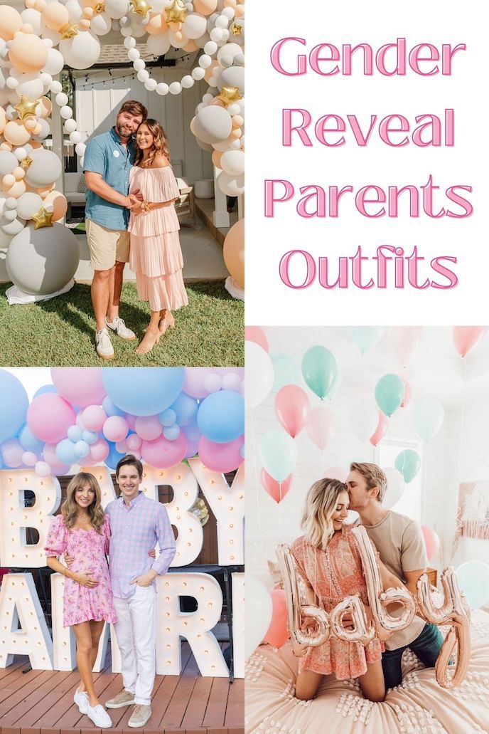 gender reveal outfit ideas for parents