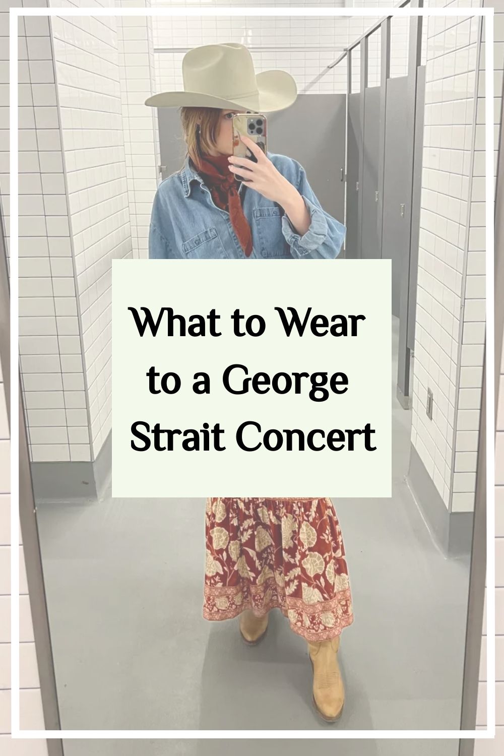 George Strait concert outfit ideas for men