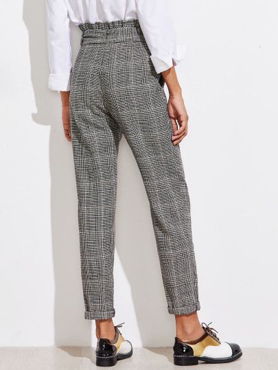 gingham pants outfit ideas 0059