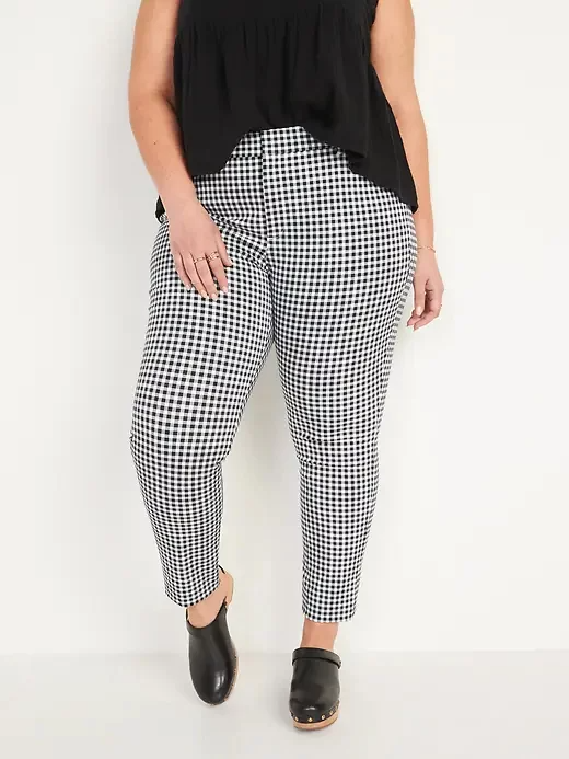 gingham pants outfit ideas 0097