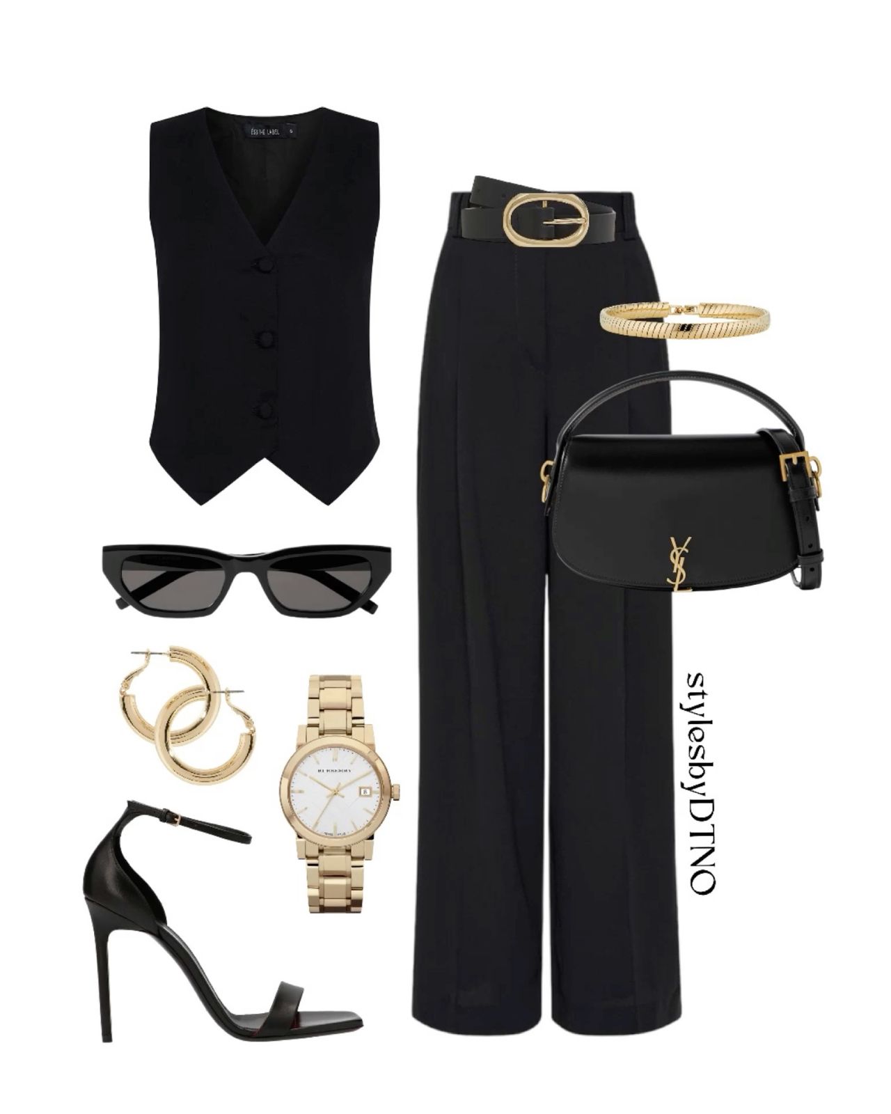 gold heels outfit ideas 0075