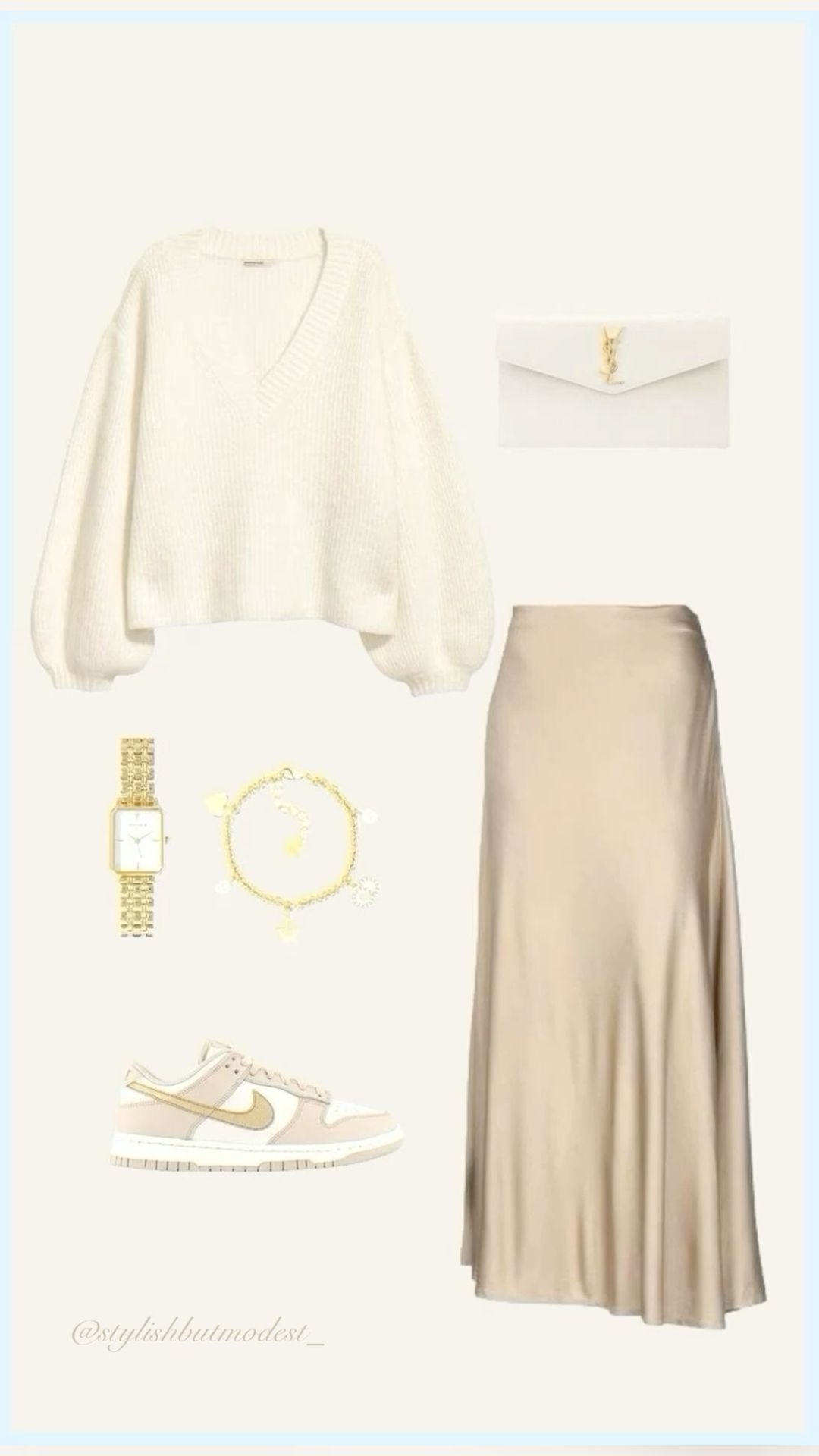 gold skirt outfit ideas 0020