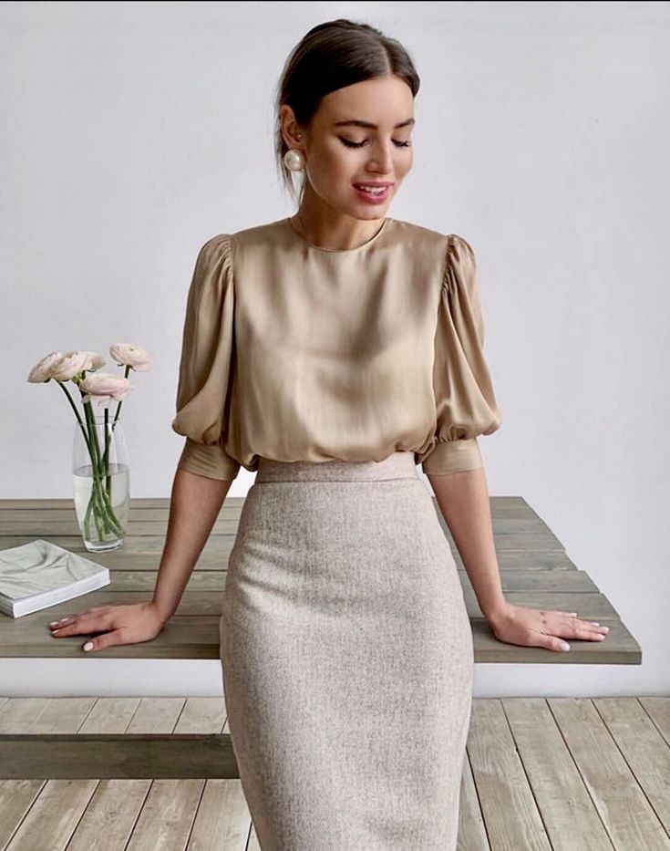 gold skirt outfit ideas 0055