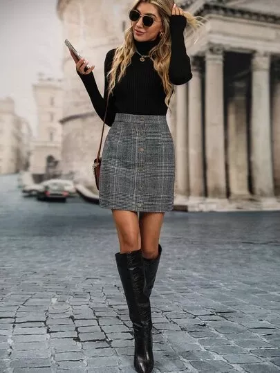 gray boots outfit ideas 0051