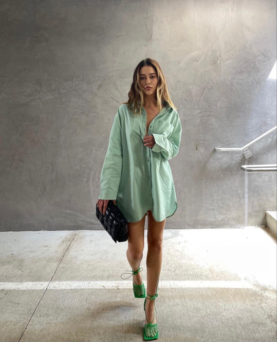 green heels outfit ideas 0046