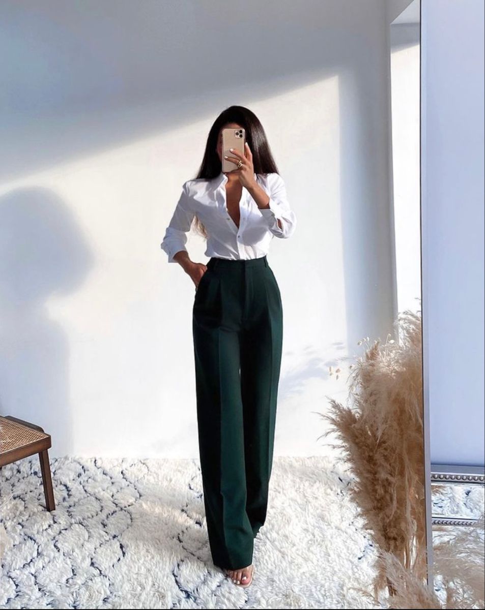 green pants outfit ideas 0048