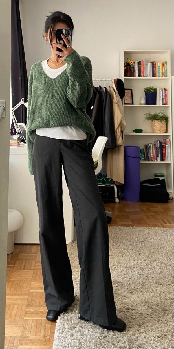 green pants outfit ideas 0072