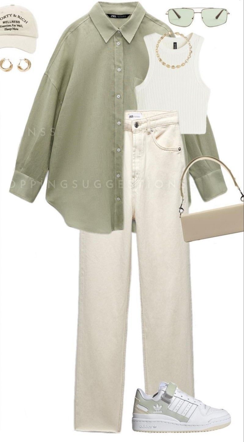 green pants outfit ideas 0079