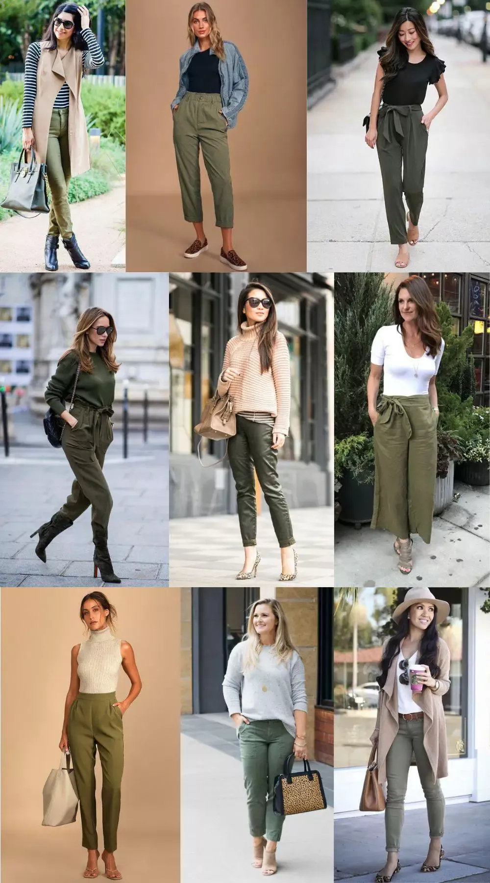 green pants outfit ideas 0097