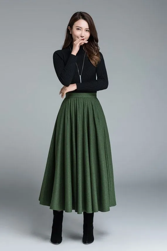 green skirt outfit ideas 0018