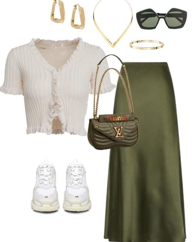 green skirt outfit ideas 0028