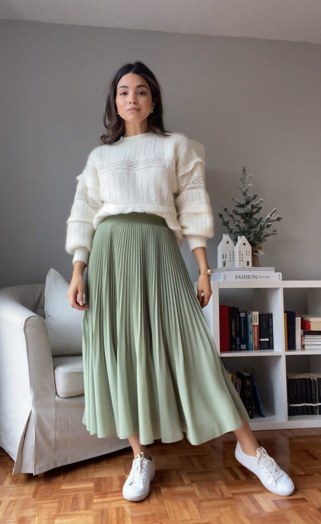 green skirt outfit ideas 0033