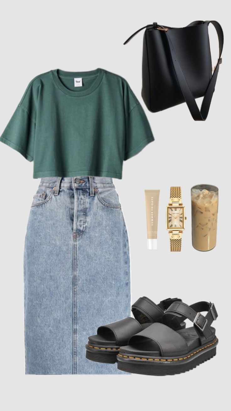 green skirt outfit ideas 0042