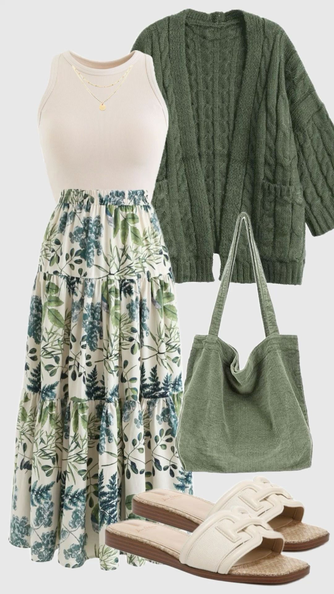 green skirt outfit ideas 0089