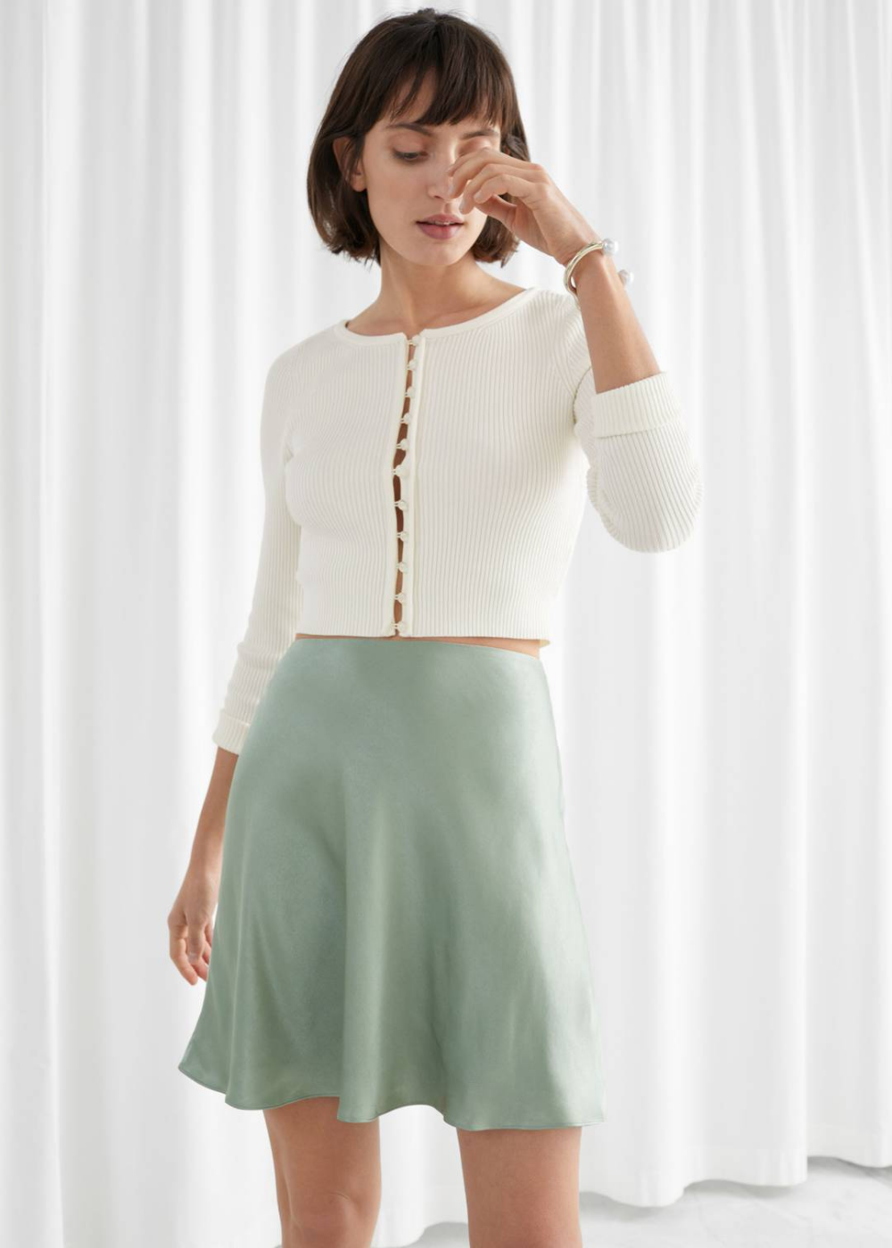 green skirt outfit ideas 0094