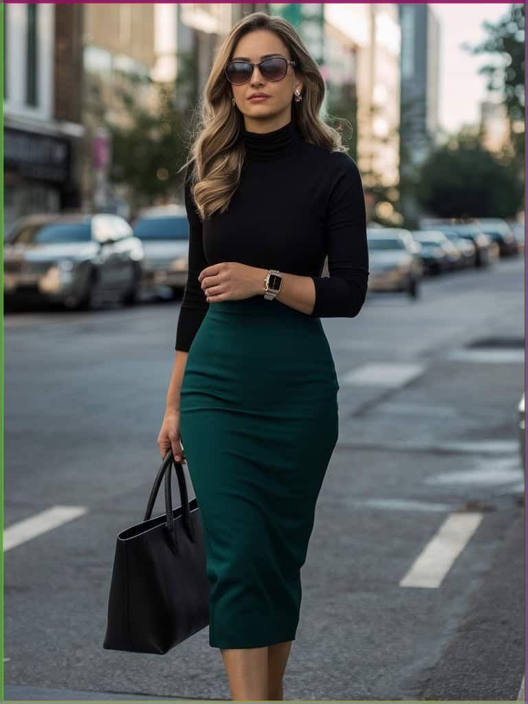 green sweater dress outfit ideas 0019