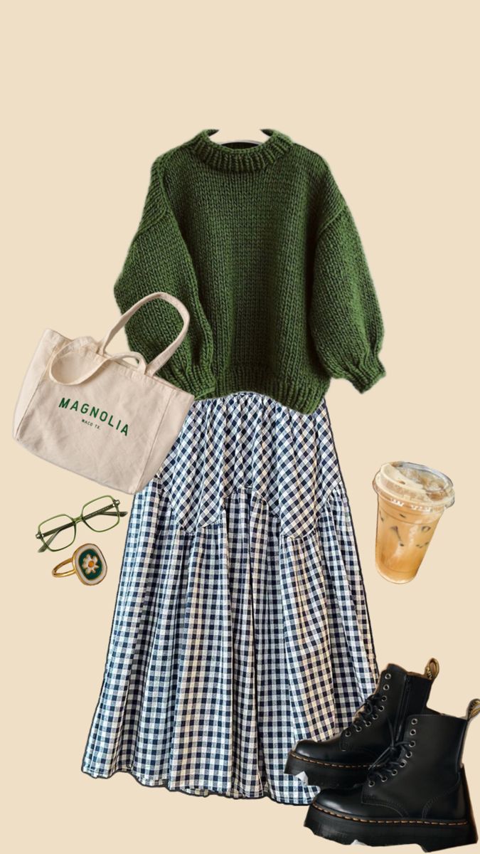 green sweater dress outfit ideas 0039