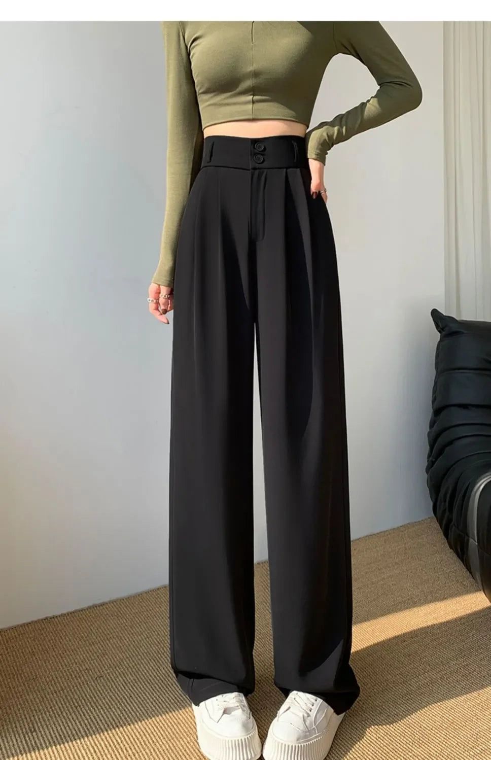 high waisted pants outfit ideas for every season