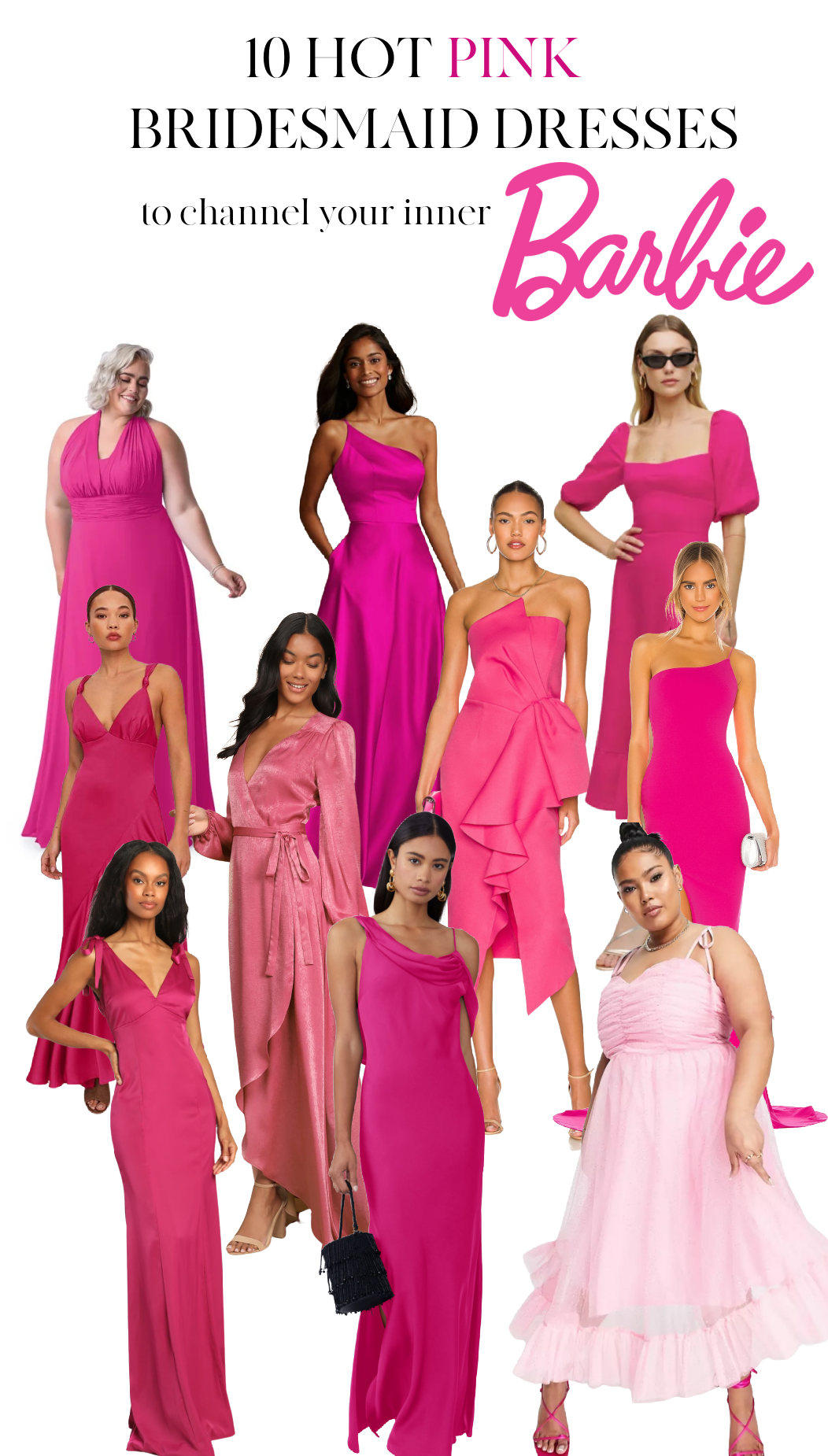 hot pink dress outfit ideas 0024