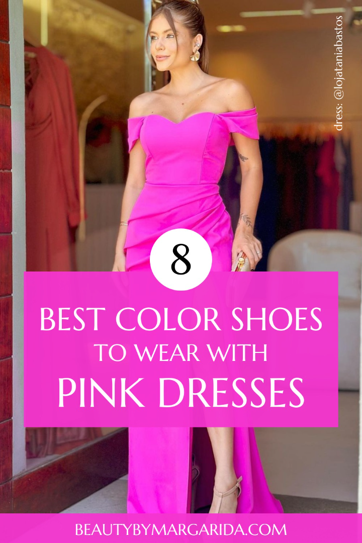 hot pink dress outfit ideas 0066