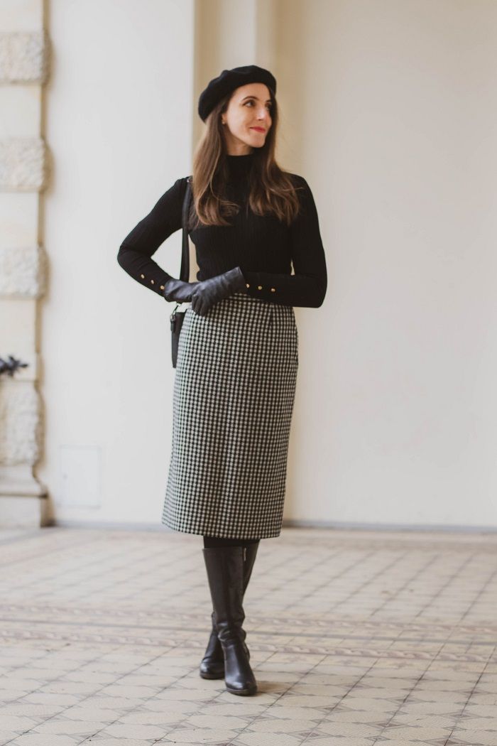 how to wear a black pencil skirt for different occasions