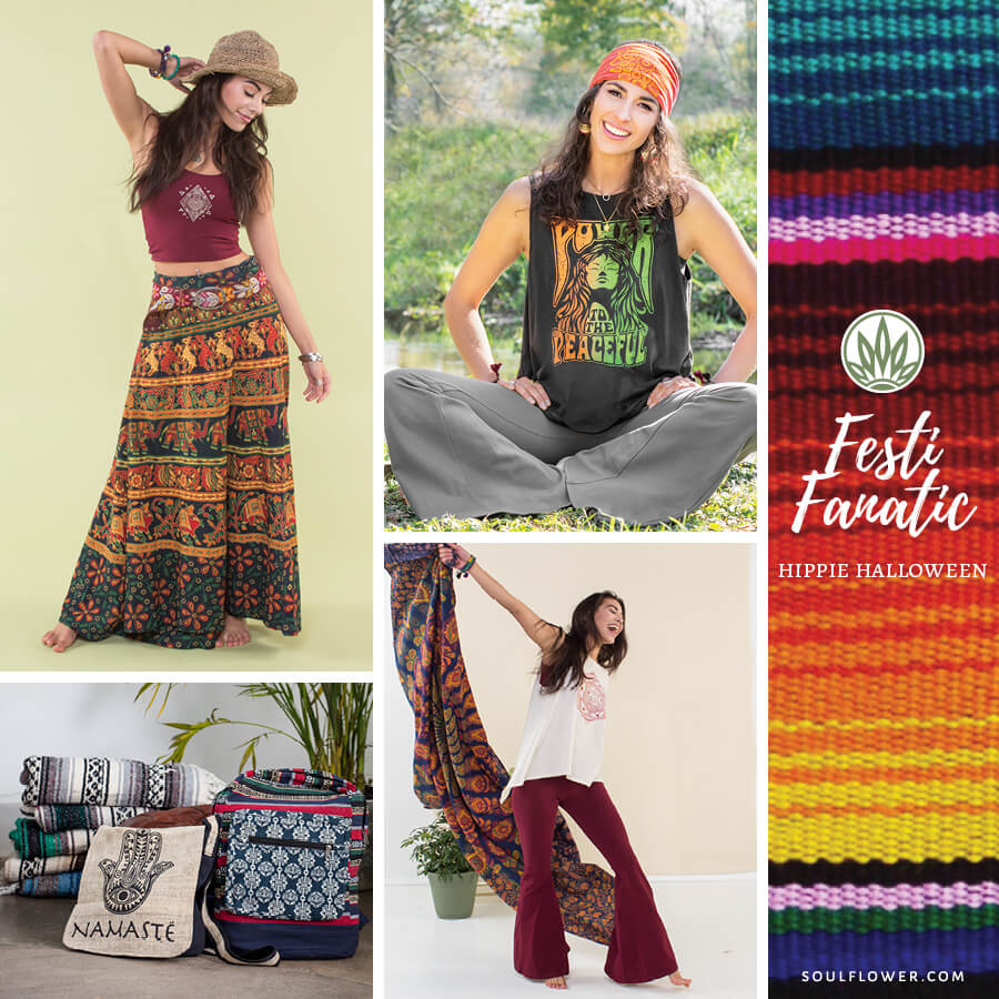 iconic 60s hippie clothing combinations