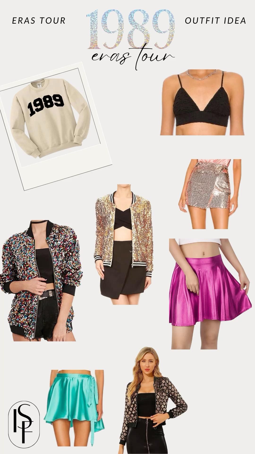 iconic outfits from Taylor Swift's 1989 album.