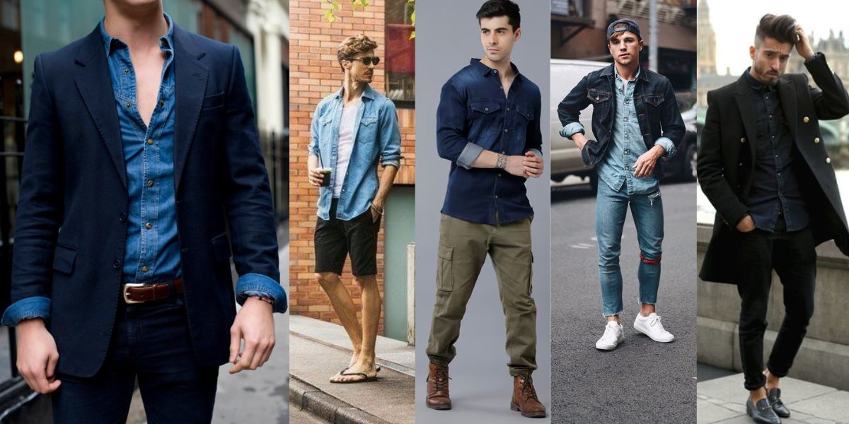 jean shirt outfit ideas 0037