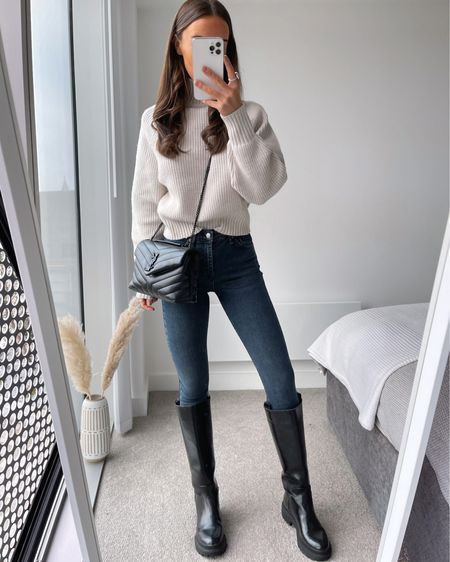 jeans and boots outfit ideas 0033