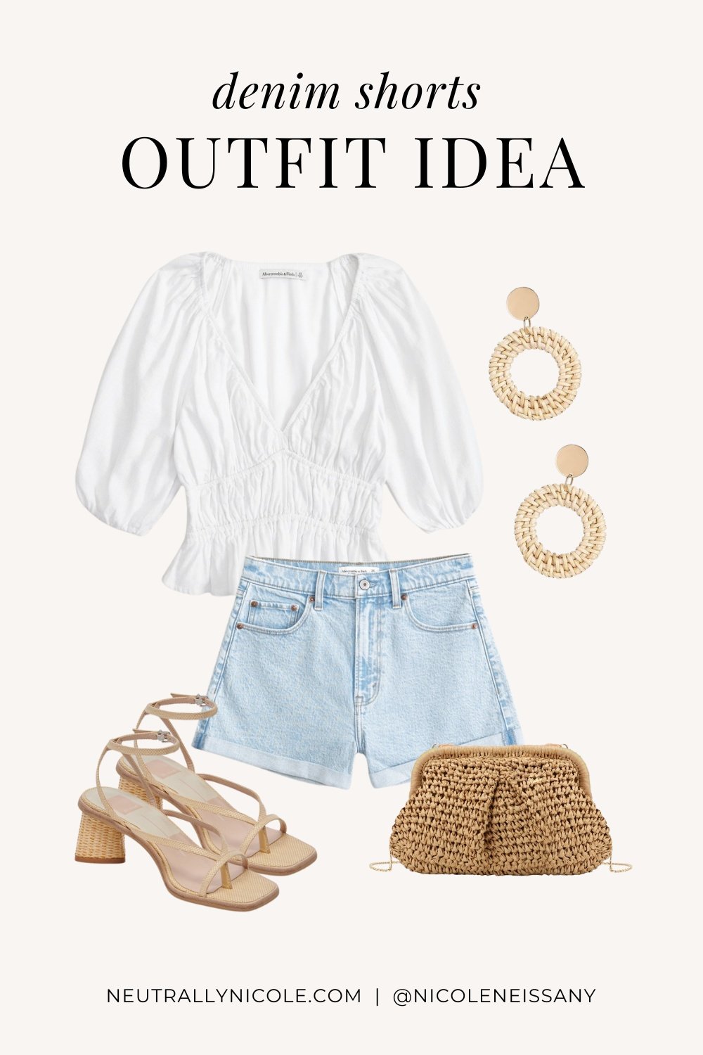 jeans shorts outfit ideas 0061