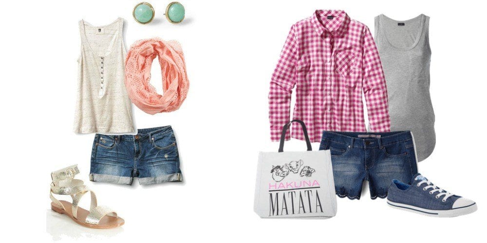 jeans shorts outfit ideas 0068