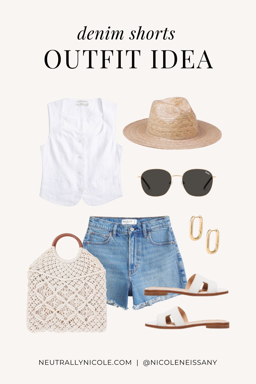 jeans shorts outfit ideas 0070