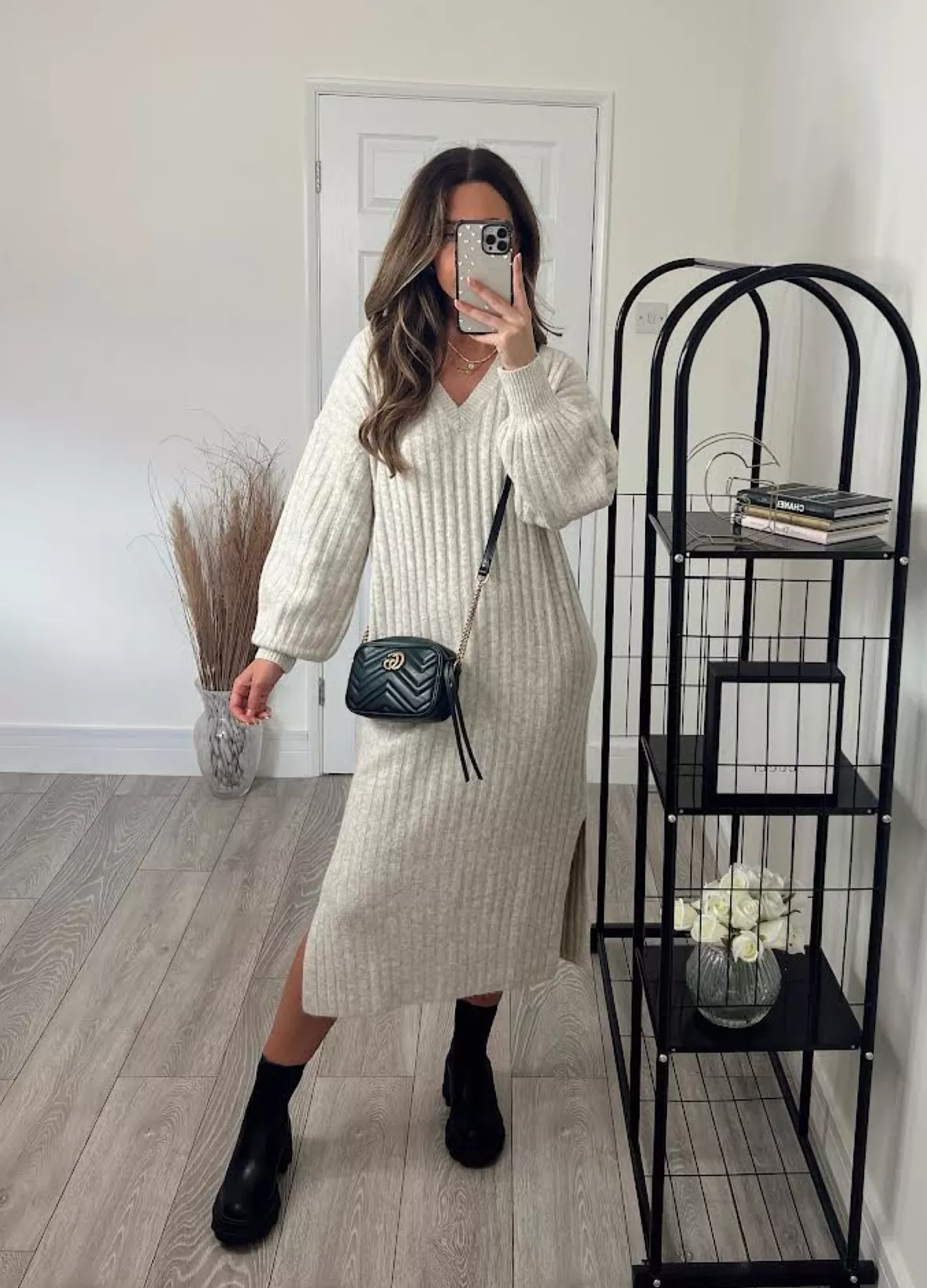 knit dress outfit ideas 0022