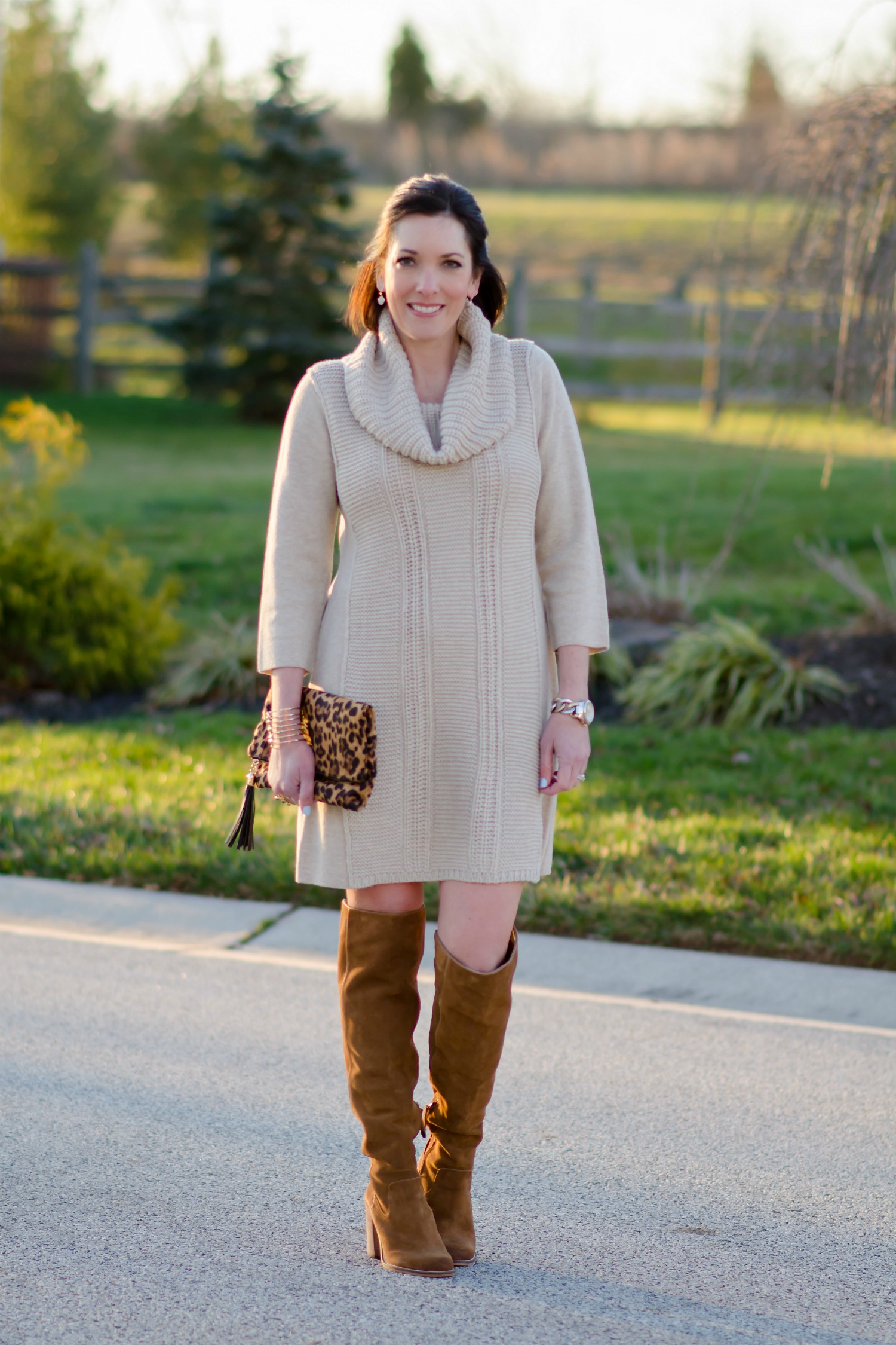 knit dress outfit ideas 0026