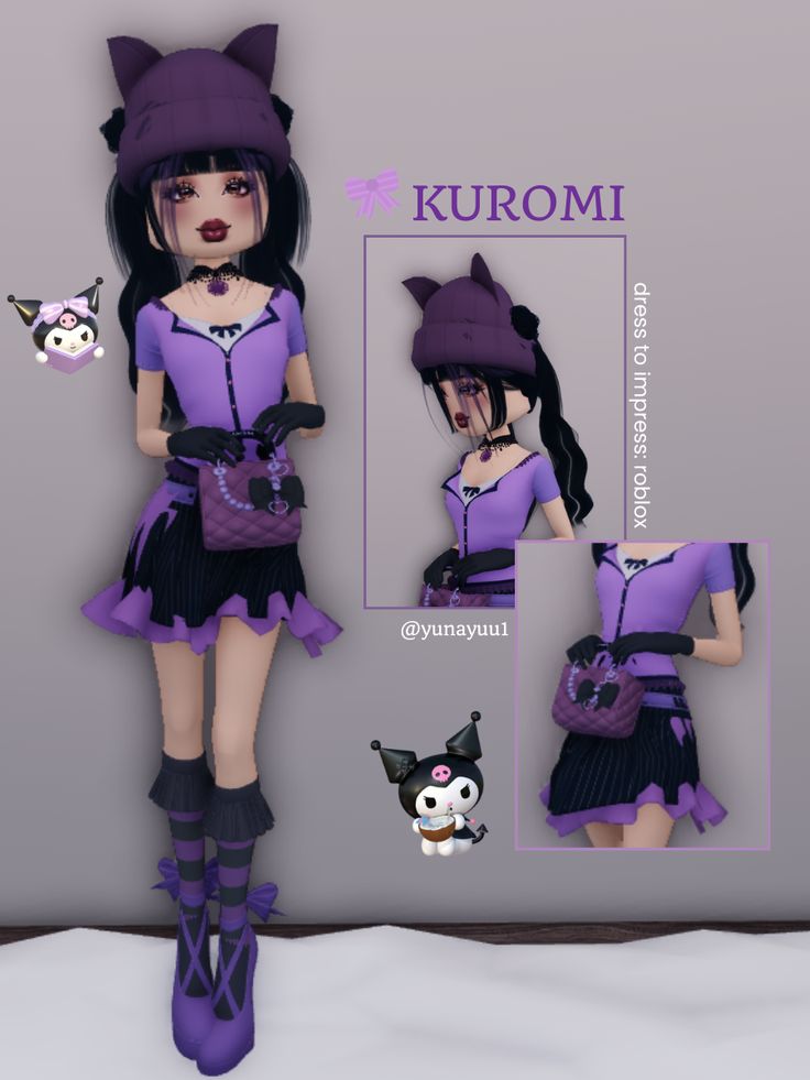 Kuromi outfit ideas 0094