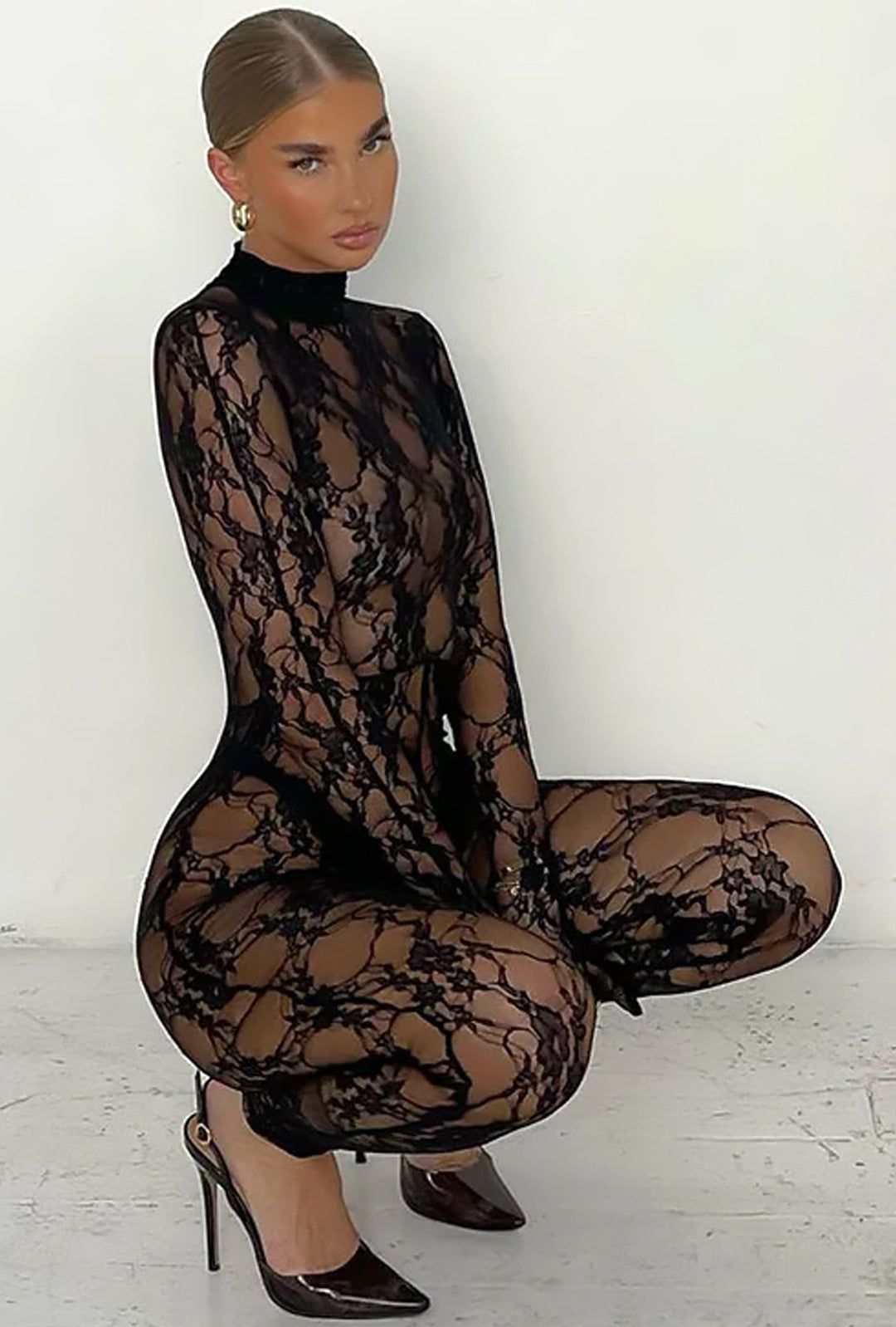 lace bodysuit outfit ideas 0013