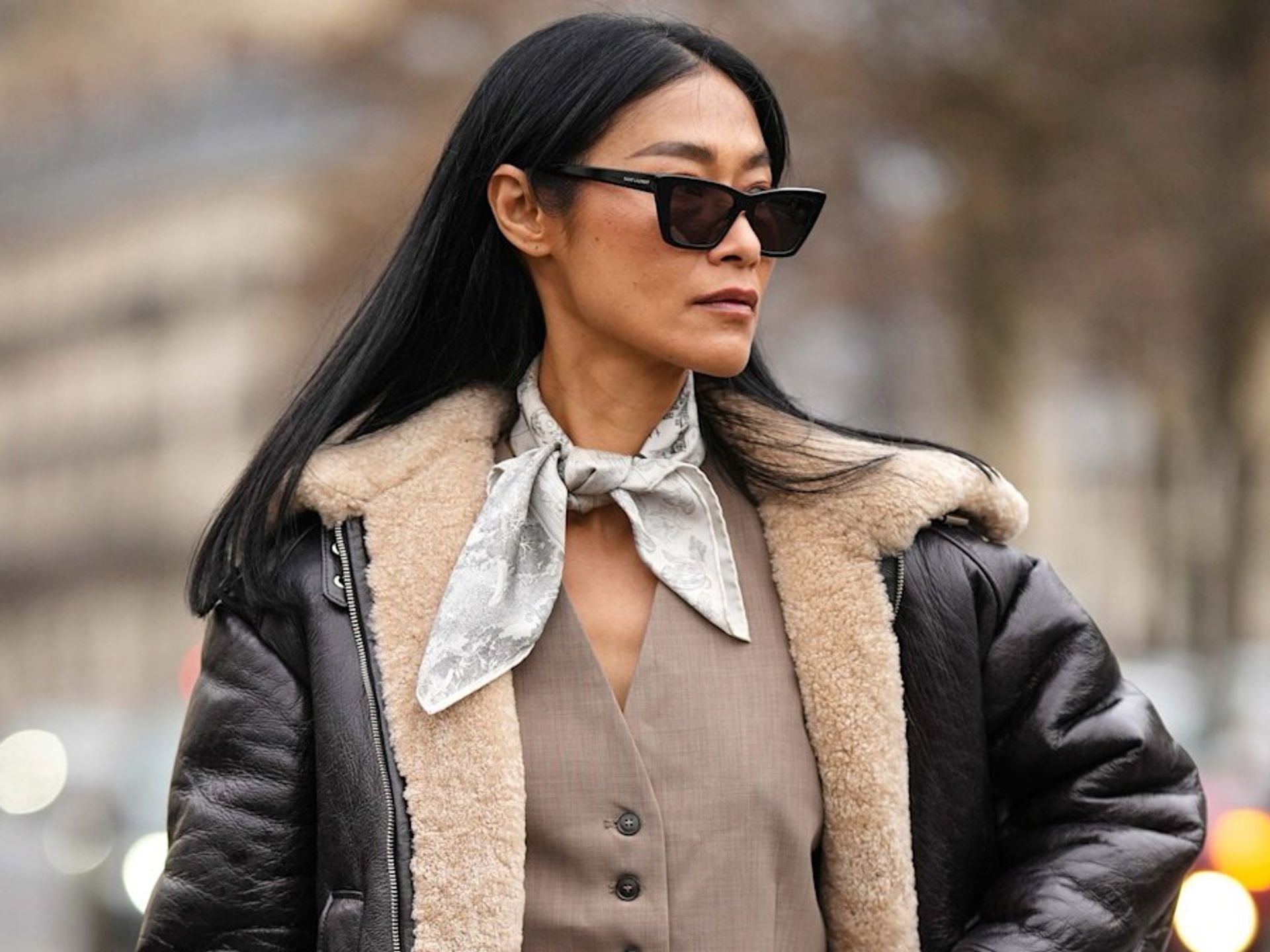 layered looks with an aviator jacket