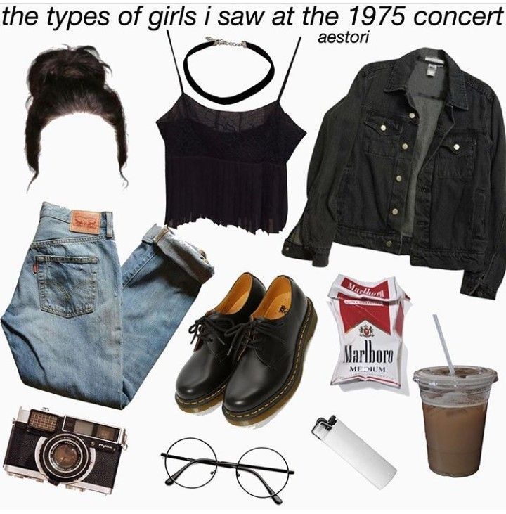 layering ideas for The 1975 concert outfit