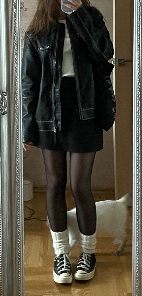 leather jacket outfit ideas 0016