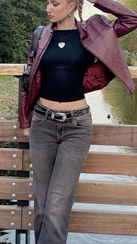 leather jacket outfit ideas 0096