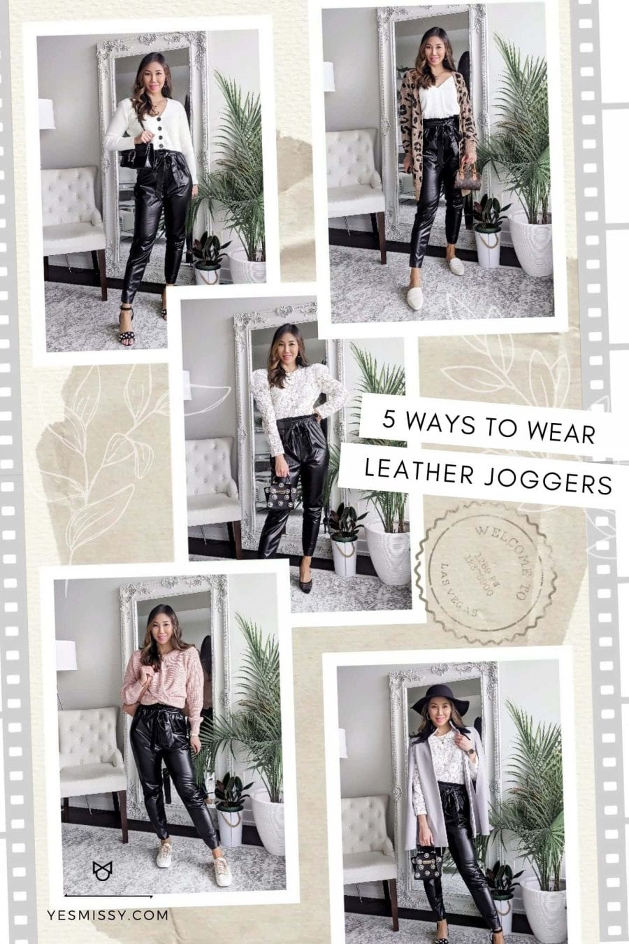 leather jogger outfit ideas 0014