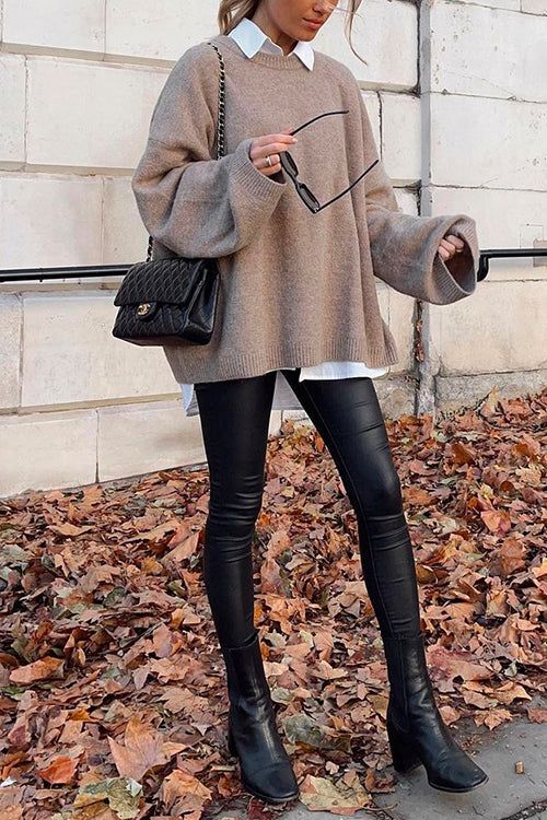 leather pants outfit ideas 0062