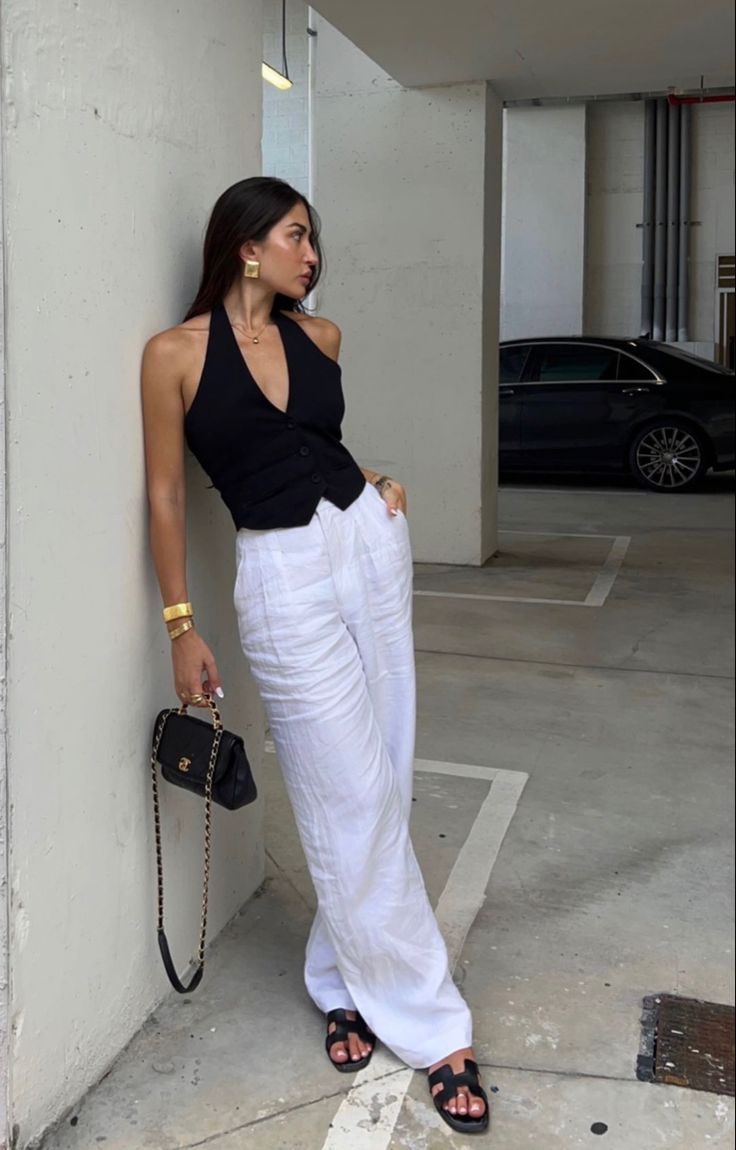 linen pants outfit ideas 0021