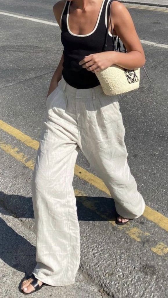 linen pants outfit ideas 0024