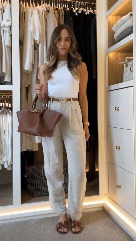 linen pants outfit ideas 0034